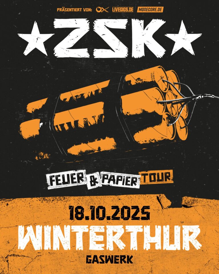 ZSK + very special Guest „Feuer und Papier“ Tour 2025