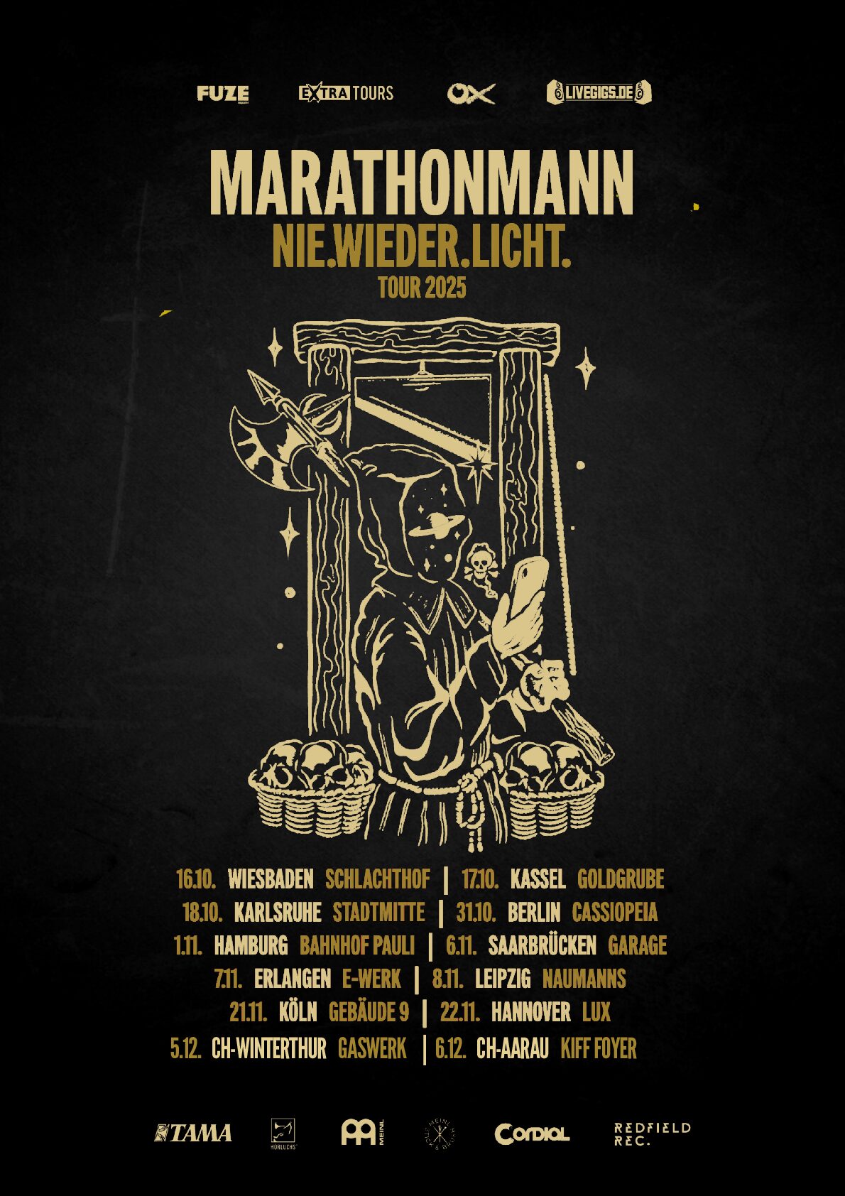 EXTRATOURS präsentiert: MARATHONMANN - NIE.WIEDER.LICHT. TOUR 2025