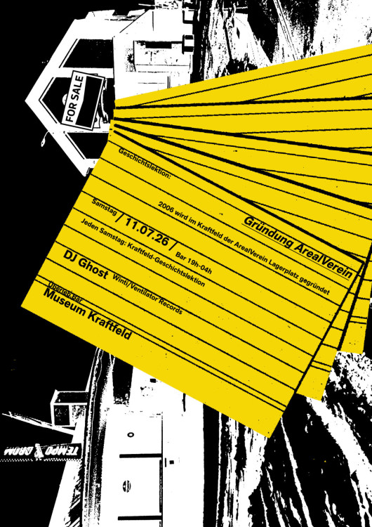 Museum Kraftfeld, Gründung ArealVerein Lagerplatz, DJ Ghost Museum Kraftfeld, Gründung ArealVerein Lagerplatz, DJ Ghost