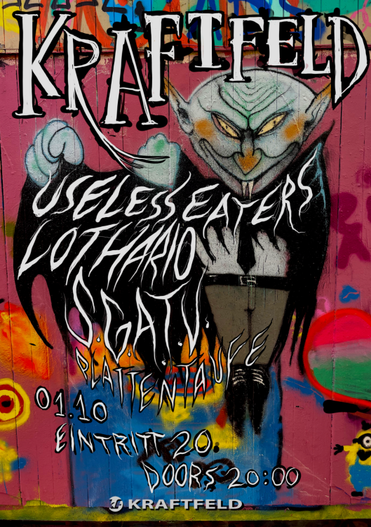 Plattentaufe «New To Ruin», S.G.A.T.V., Useless Eaters, Lothario